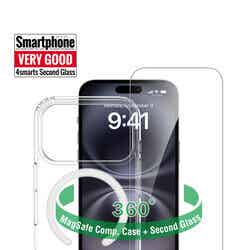 4smarts 360° Premium Protection Set für Apple iPhone 17 Pro – transparente MagSafe-Hülle + 9H Panzerglas Display-Schutz