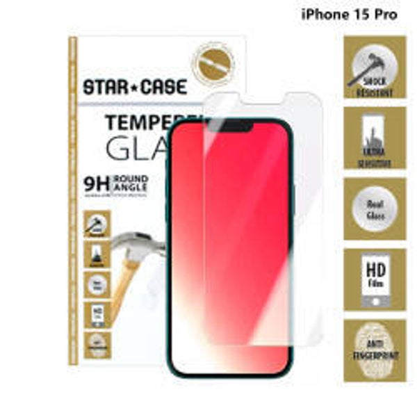 TITAN Plus Panzerglas für iPhone 15 Pro – 0,3 mm Echtglas 9H