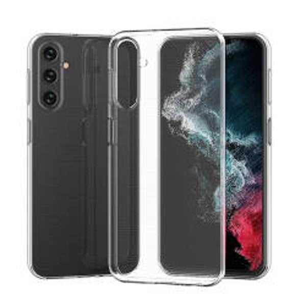 OKKES AIR TPU Hülle für Samsung Galaxy S24+ – transparent, ultra dünn