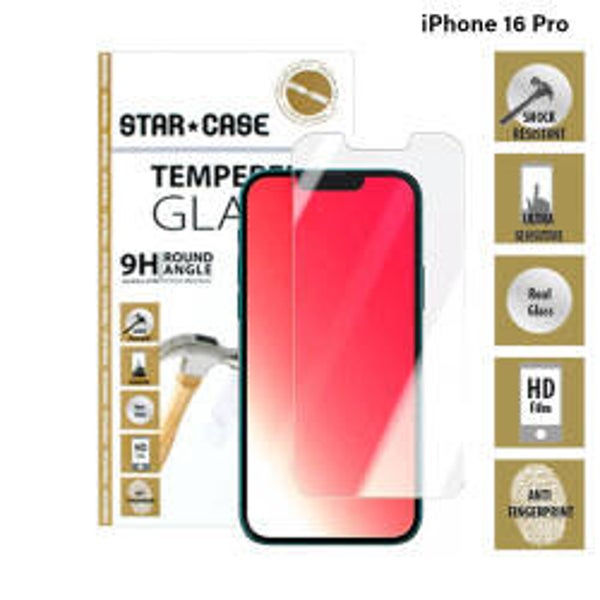 TITAN Plus Panzerglas für iPhone 16 Pro / 17 – 9H Displayschutzfolie Echtglas