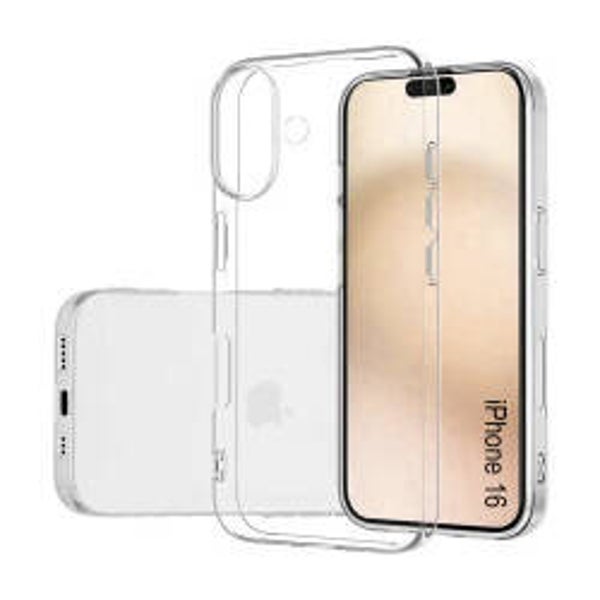 OKKES Air Hülle für iPhone 16 – Transparent, ultra dünn TPU