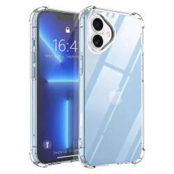 OKKES JUMP PLUS Hülle für iPhone 16 – Transparent