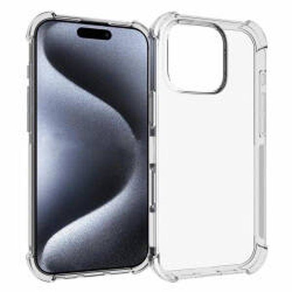 OKKES JUMP PLUS Hülle für iPhone 16 Pro Max – transparent