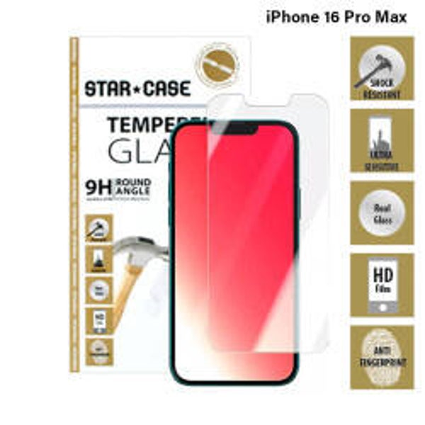 TITAN Plus Panzerglas für iPhone 16 Pro Max – 0,3mm Echtglas 9H