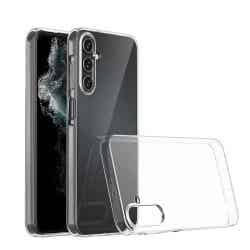 OKKES AIR TPU Case für Samsung Galaxy S24 FE – Ultra Slim Handyhülle transparent, nur 0,3 mm dünn & federleicht