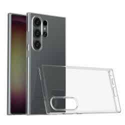 OKKES AIR Ultra Slim TPU Case für Samsung Galaxy S25 Ultra – transparent, nur 0,3 mm dünn