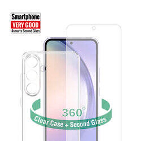 4smarts 360° Schutz Set Glas + Hülle für Samsung Galaxy A35