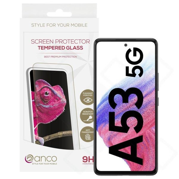 anco Panzerglas Fullscreen für Samsung Galaxy A53 5G – 9H Echtglas