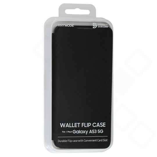 Designed for Samsung Wallet Flip Cover für Samsung Galaxy A53 5G – Schwarz