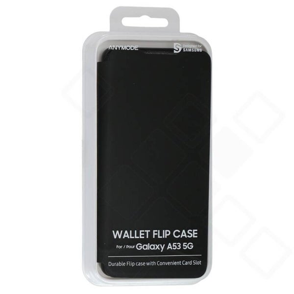 Designed for Samsung Wallet Case für Galaxy A53 5G – Schwarz