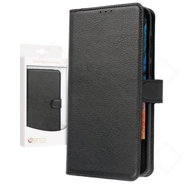 anco Bookcase Hülle für Samsung Galaxy Xcover 6 Pro (G736B) – Schwarz