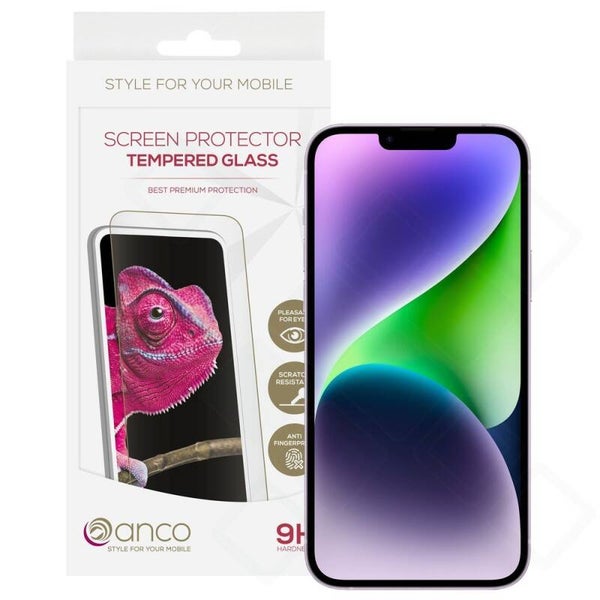 anco Panzerglas Fullscreen für iPhone 14 Plus – 9H Schutzglas