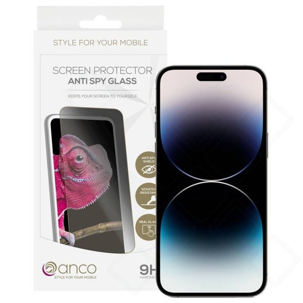 anco Anti-Spy Panzerglas für iPhone 14 Pro Max