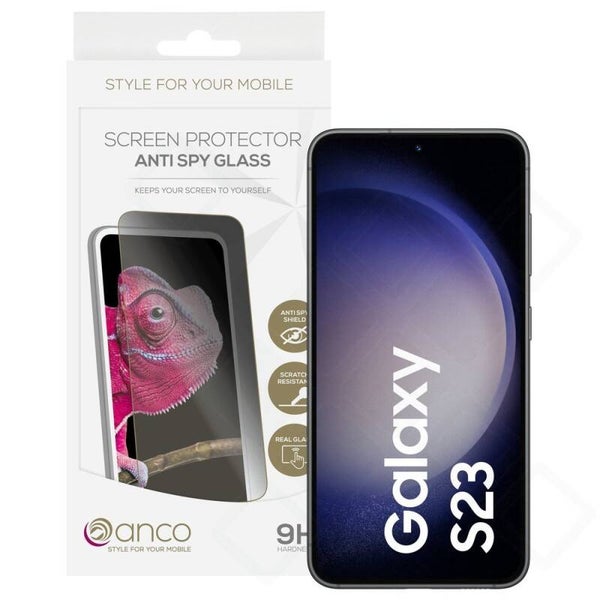 anco Anti-Spy Panzerglas für Samsung Galaxy S22 / S23