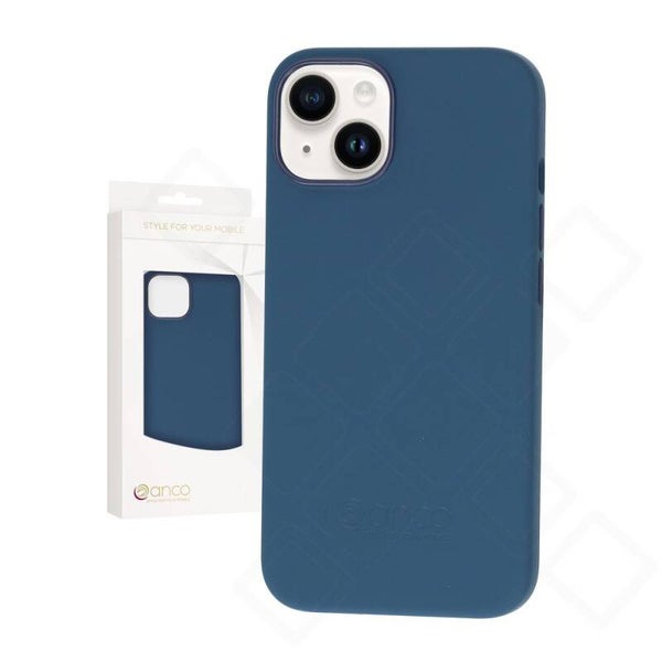 anco Silikon Hülle für iPhone 14 – blau