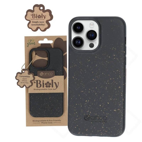 anco Bioly Case für Apple iPhone 14 Pro Max – nachhaltige Handyhülle aus biologisch abbaubarem Material
