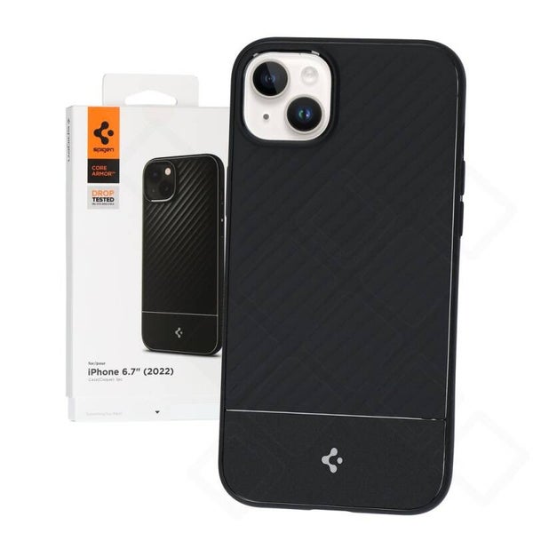 Spigen Core Armor Handyhülle für iPhone 14 Plus – Schwarz