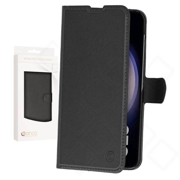 anco Bookcase Hülle für Samsung Galaxy S23 – Schwarz