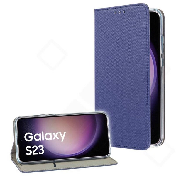 Bookcase Magnetic Hülle für Samsung Galaxy S23 – PU Leder mit Kartenfach