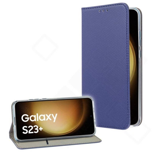 Bookcase Hülle Magnetic für Samsung Galaxy S23+ – PU Leder mit Kartenfach