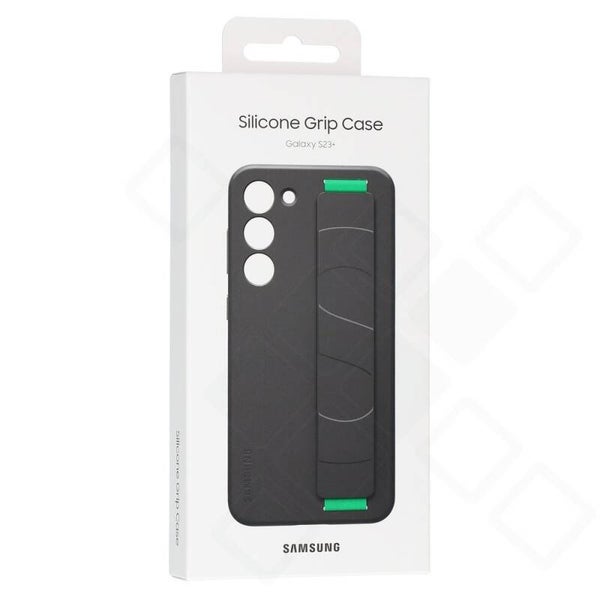 Samsung Silicone Grip Cover für Galaxy S23+ – Schwarz