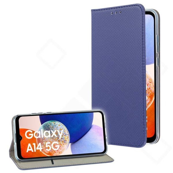 Bookcase Magnetic Hülle für Samsung Galaxy A14 / A14 5G – navy