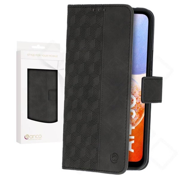 anco Bookcase Geometric Hülle für Samsung Galaxy A14 / A14 5G