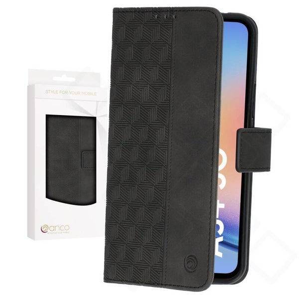 anco Bookcase Hülle Samsung Galaxy A34 (A346B) schwarz