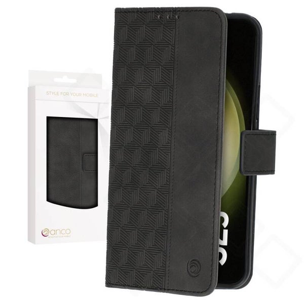 anco Bookcase Hülle Samsung Galaxy S23 – PU Leder mit Kartenfach