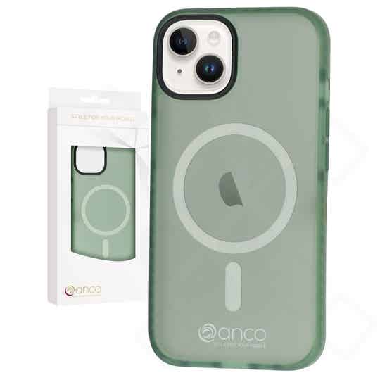 anco Magnetic Protect Case für iPhone 14 – MagSafe Hülle stoßfest matt Frost Style