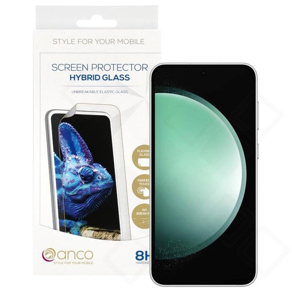 anco Hybrid Glass Panzerglas für Samsung Galaxy S23 FE