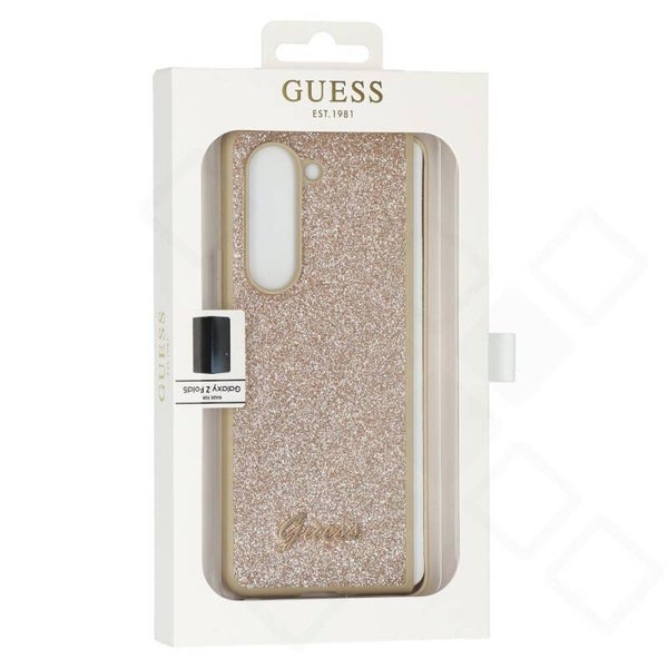 Guess Glitter Case Gold für Samsung Galaxy Z Fold5