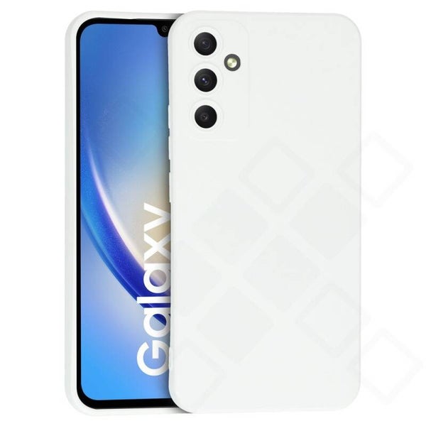TPU Hülle für Samsung Galaxy A34 (A346B) – matt Weiß