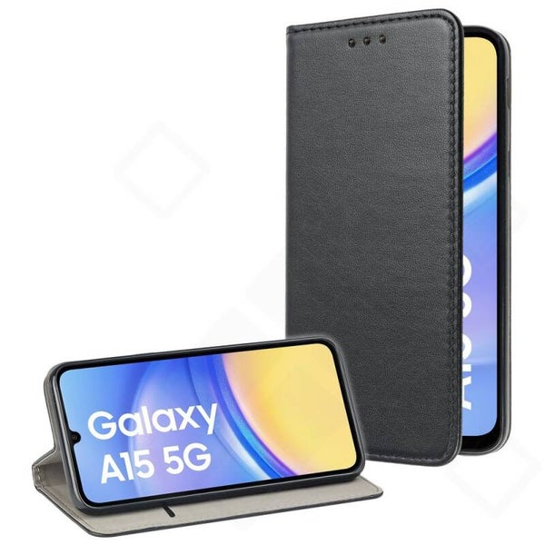 Bookcase Magnetic Hülle für Samsung Galaxy A15 / A15 5G (A155F, A156B) – PU Leder mit Kartenfach