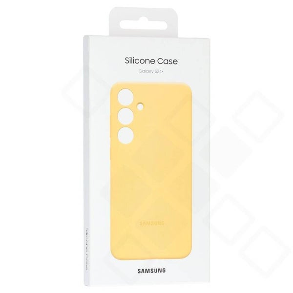 Samsung Silicone Cover Galaxy S24+ Gelb – Original Handyhülle