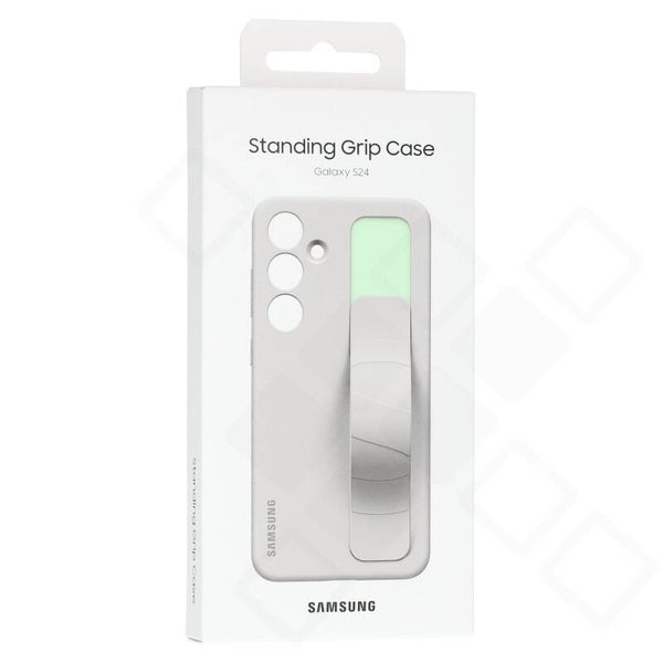 Samsung Standing Grip Cover Galaxy S24 – taupe | Original Case