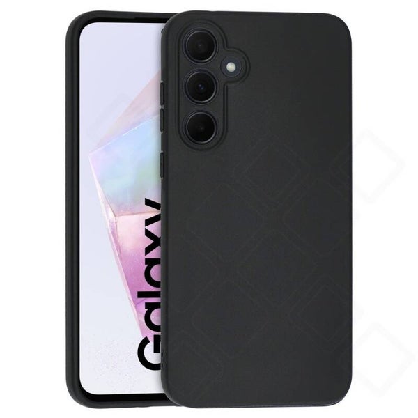 Dark Case für Samsung Galaxy A35 5G – mattes TPU Case, rutschfest & passgenau