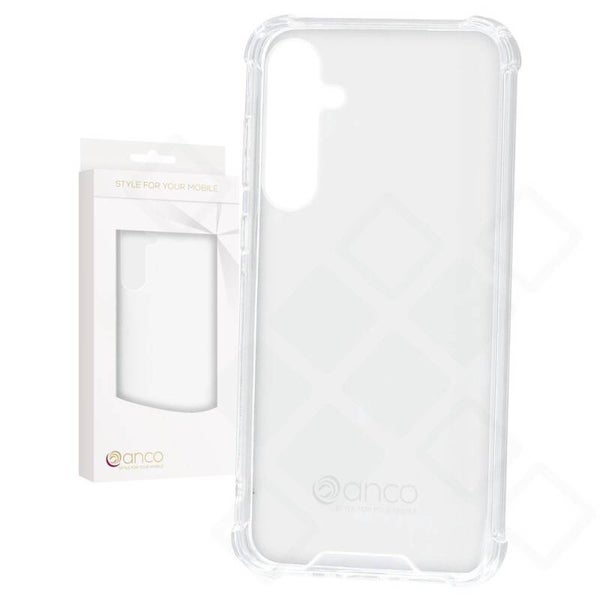 anco Protect Case für Samsung Galaxy A35 5G – transparentes TPU Case mit verstärkten Kanten