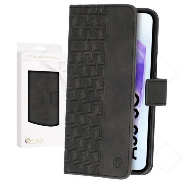 anco Bookcase Hülle Samsung Galaxy A55 5G – Schwarz