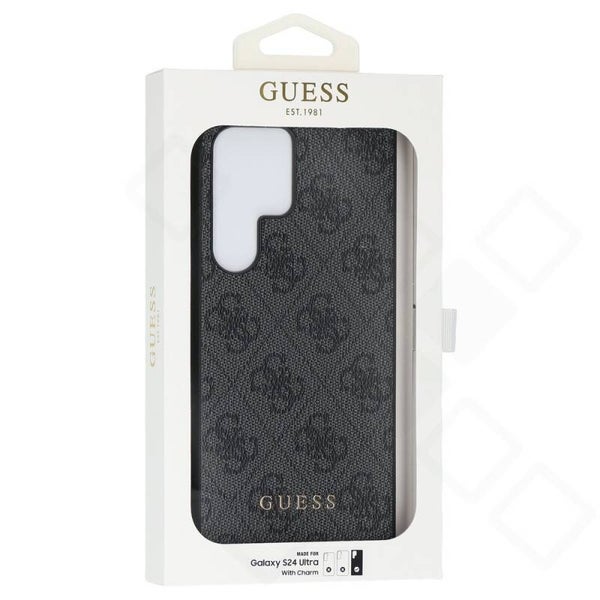 Guess 4G Charms Case für Samsung Galaxy S24 Ultra – Black