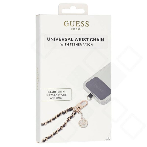 Guess 4G Chain Handykette Saffiano Charm Universal Hand Strap