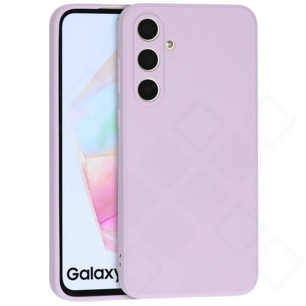 TPU Case für Samsung Galaxy A35 5G – matte Handyhülle in Lilac, rutschfestes Softcase