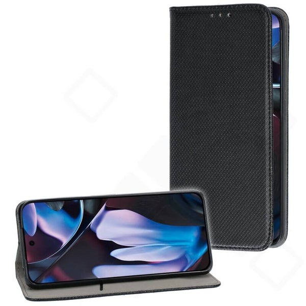 Bookcase Basic Magnetic für Google Pixel 9 Pro XL, PU Leder Handyhülle mit Kartenfach, schwarz