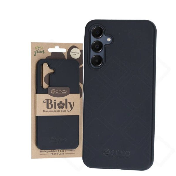 anco Bioly Case für Samsung Galaxy A16 4G / A16 5G – Schwarz