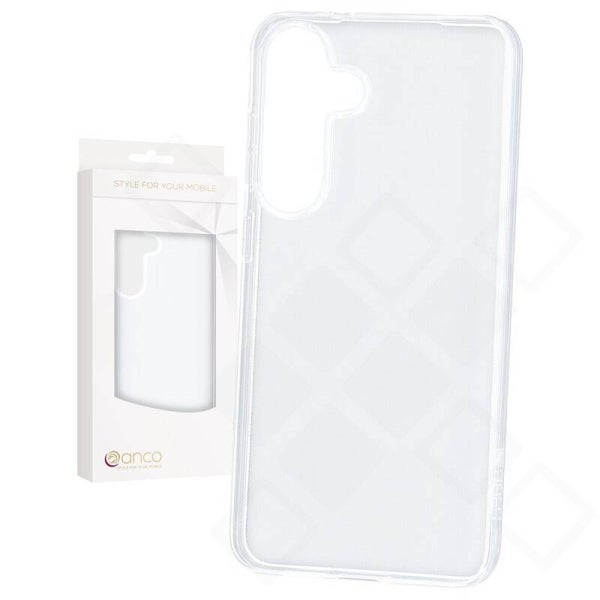 anco Super Slim Case für Samsung Galaxy S25+ – transparent, ultra-dünne Handyhülle mit Kameraschutz
