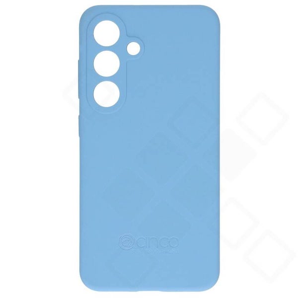 anco Liquid Silicone Case für Samsung Galaxy S25, ultradünnes Silikon Backcover mit Microfaser