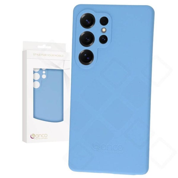 anco Liquid Silicone Case für Samsung Galaxy S25 Ultra – blau