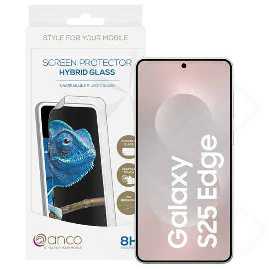 anco Hybrid Glass 8H Schutzglas für Samsung Galaxy S25 Edge – flexibel & ultra-dünn