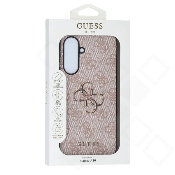Guess 4G Logo Case für Samsung Galaxy A36 5G – PU Premium Hülle