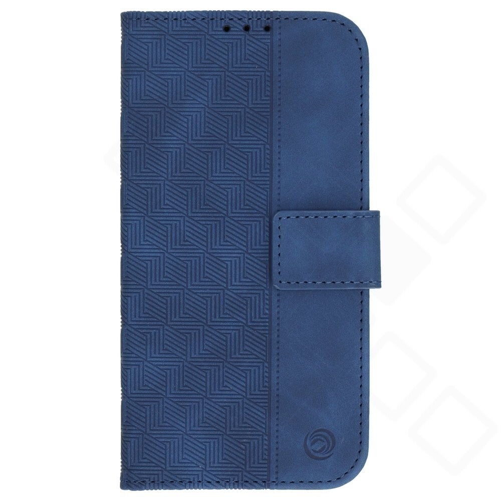 anco Bookcase Geometric für Apple iPhone 17, PU Leder Klapphülle mit Kartenfach